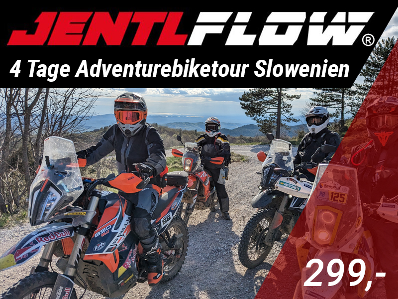 Jentlflow Veranstaltung 4 Tage Adventurebiketour Slowenien