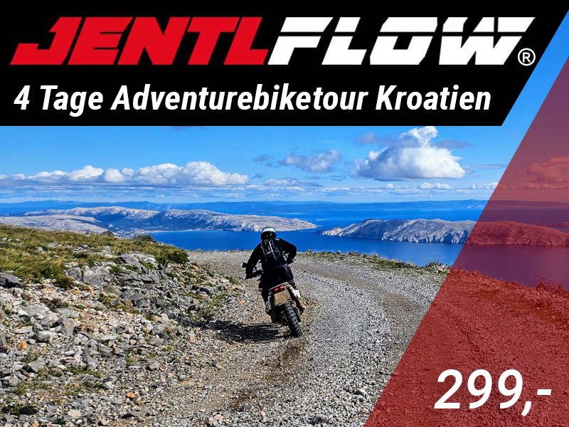 Jentlflow Veranstaltung Adventurebike Kroatien Tour