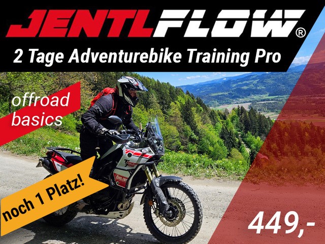 Jentlflow Veranstaltung 2 Tage Adventurebike Training Pro noch ein Platz